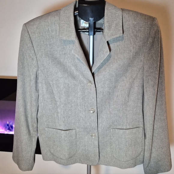 Talbots Jackets & Blazers - Gray Women's Blazer